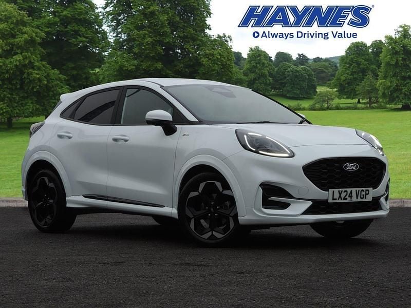 White Used 2024 Ford Puma ST-Line X Hatchback | £19,500 (Expensive) - Image 1/4