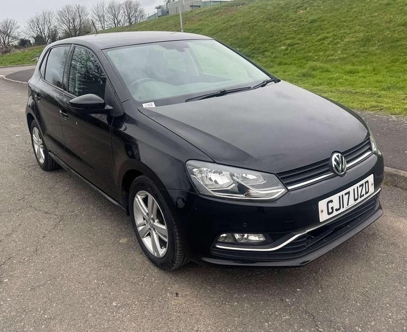 Used VW Polo Edition 90 HP (66 kW) 2017 Black Hatchback