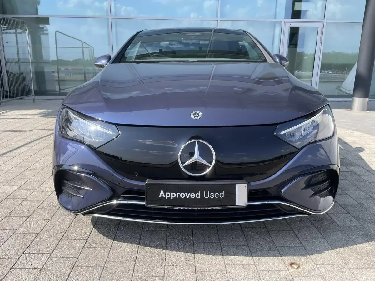 Used Mercedes EQE300 AMG Line Premium 180 kW (245 HP) 2024 Blue Sedan
