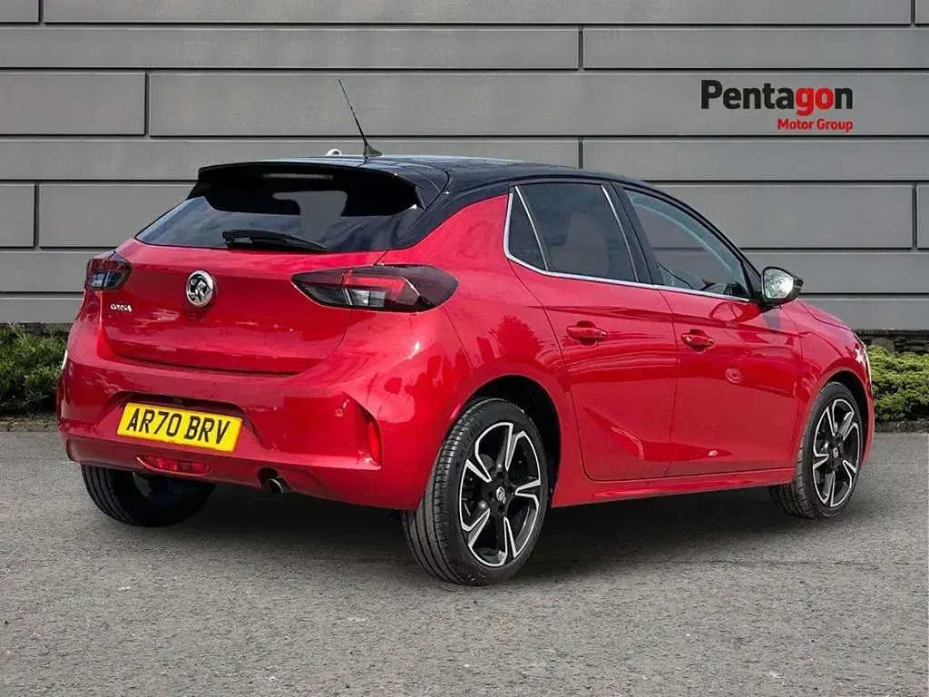 Used Vauxhall Corsa Elite 99 HP (72 kW) 2021 Red Hatchback