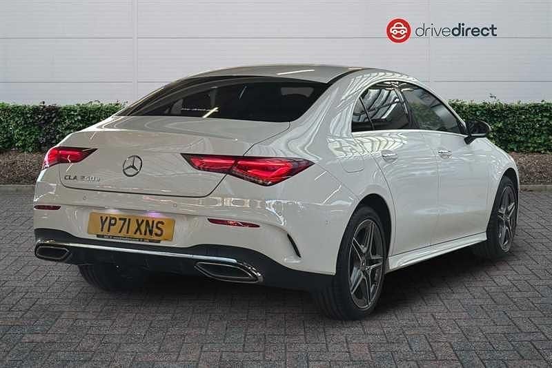 Used Mercedes CLA250e AMG Line Premium 2021 White Sedan