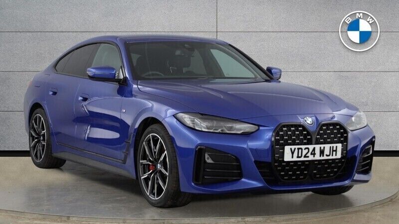 Blue Used 2024 BMW 420 Gran Coupé M Sport Coupe | £36,500 (Fair price) - Image 1/4