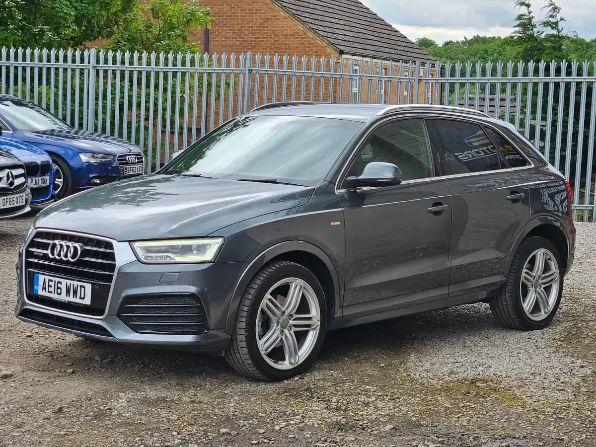 Used Audi Q3 S-line plus 184 HP (135 kW) 2016 Grey SUV