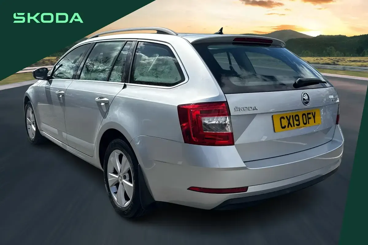 Used Skoda Octavia SE Technology 116 HP (85 kW) 2019 Silver Estate