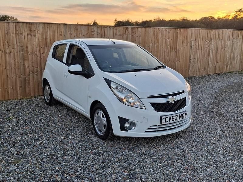White Used 2012 Chevrolet Spark LS Hatchback | £2,495 (Fair price) - Image 1/4