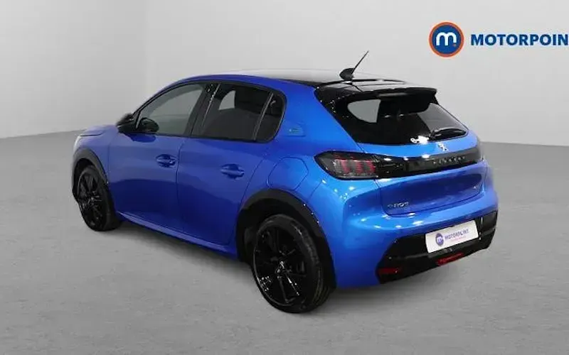 Second-hand Peugeot e-208 GTi 100 kW (136 CP) 2023 Albastru Hatchback