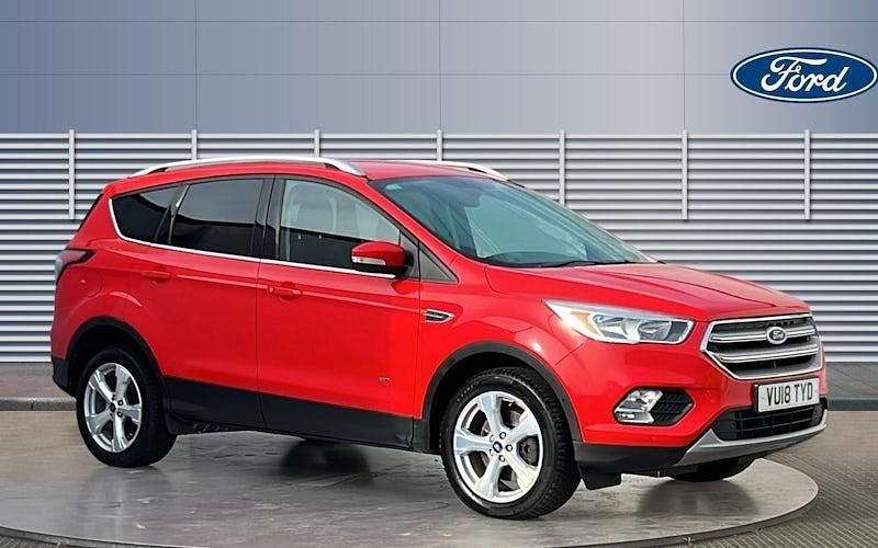 Used Ford Kuga Zetec 150 HP (110 kW) 2018 Red SUV