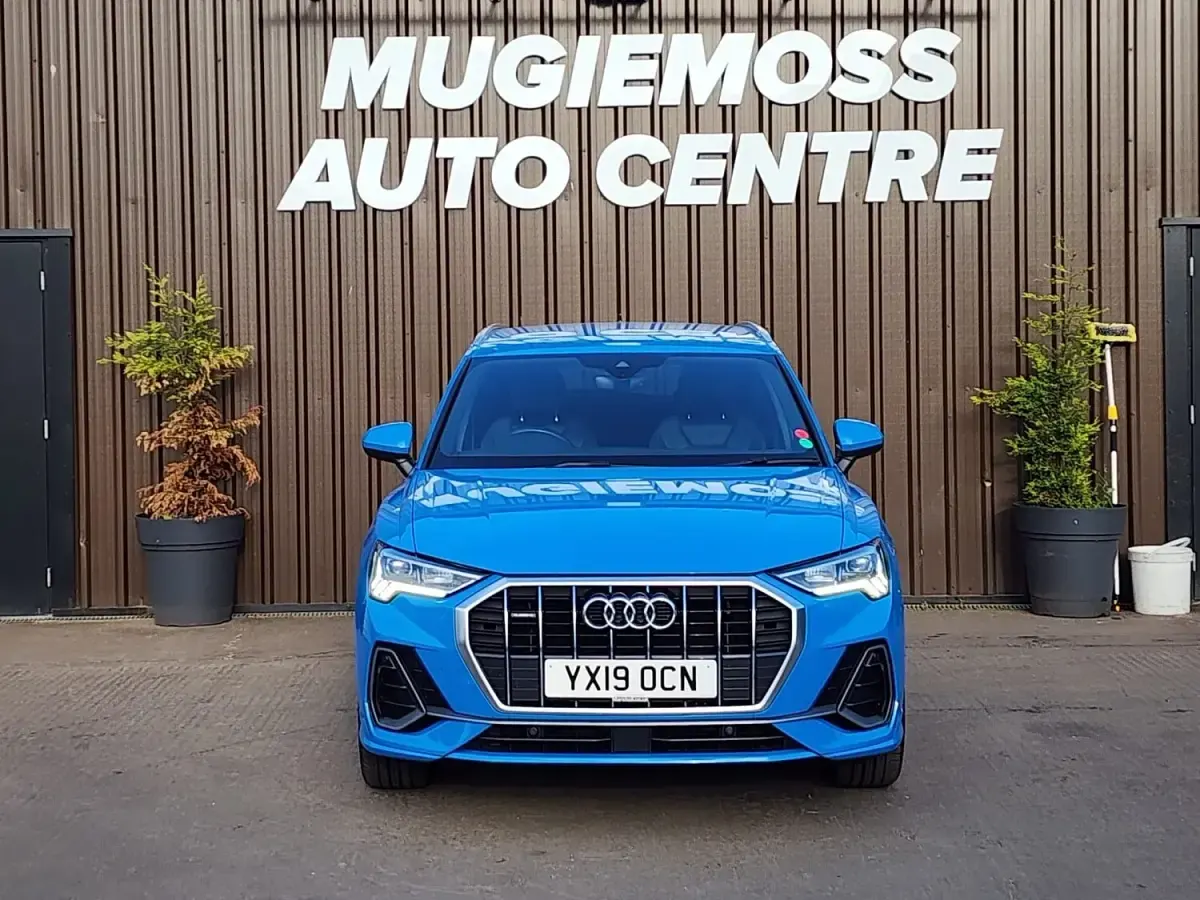 Used Audi Q3 S-Line 150 HP (110 kW) 2019 Blue SUV