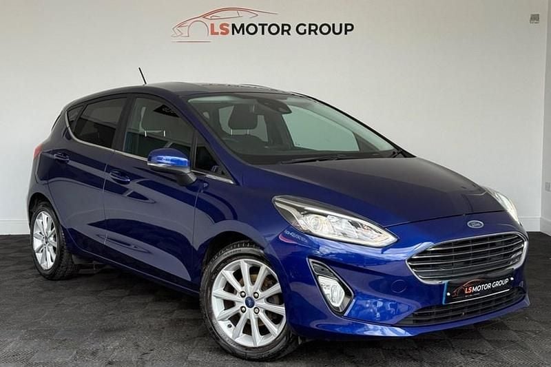 Blue Used 2018 Ford Fiesta Titanium Hatchback | £8,495 (Good price) - Image 1/1