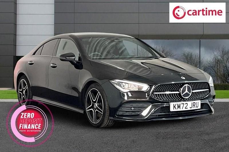 Black Used 2022 Mercedes CLA200 AMG line Coupe | £22,599 (Fair price) - Image 1/4