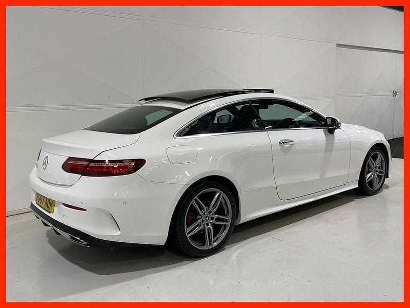 Used Mercedes E220 AMG line 194 HP (142 kW) 2017 White Coupe