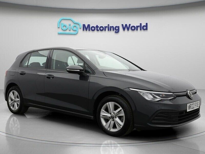 Grey Used 2022 VW Golf VIII S Hatchback | £13,800 (Good price) - Image 1/4