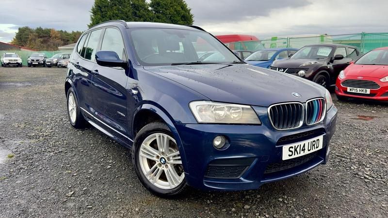 Blue Used 2014 BMW X3 M Sport SUV | £6,995 (Good price) - Image 1/3