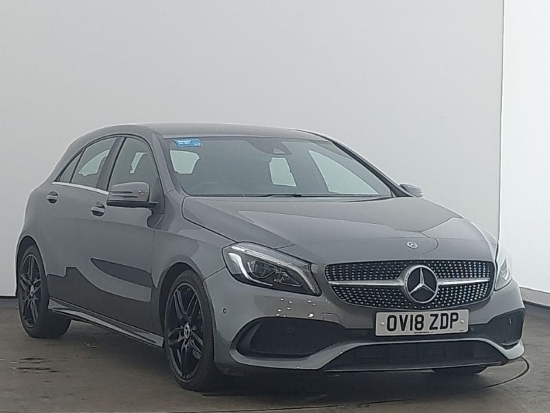 Grey Used 2018 Mercedes A180 AMG Line Premium Hatchback | £14,798 (Fair price) - Image 1/4