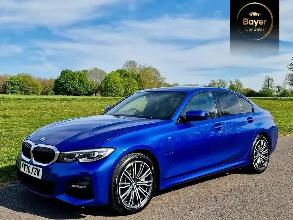 Used BMW 330e M Sport 292 HP (214 kW) 2020 Blue Sedan