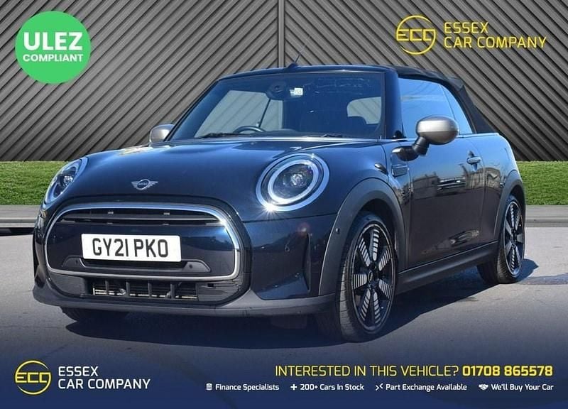 Black Used 2021 Mini Cooper Cabriolet Exclusive Cabriolet | £17,995 (Fair price) - Image 1/4