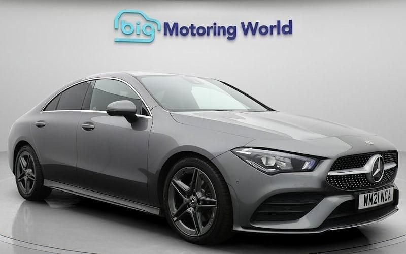Used Mercedes CLA180 AMG line 136 HP (100 kW) 2021 Grey Sedan