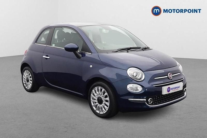 Blue Used 2023 Fiat 500 Hatchback | £8,599 (Good price) - Image 1/4