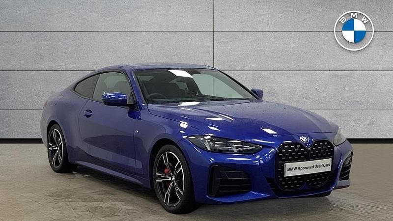 Blue Used 2024 BMW 420 M Sport Coupe | £36,295 (Fair price) - Image 1/4