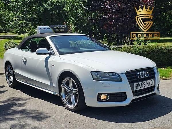 White Used 2009 Audi A5 Cabriolet S-Line Cabriolet | £4,995 (Expensive) - Image 1/4