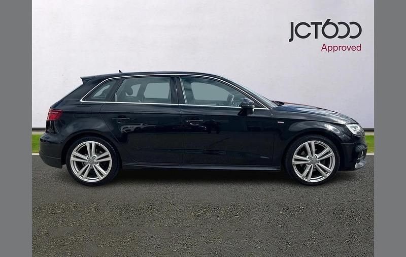 Used Audi A3 S-Line 150 HP (110 kW) 2019 Black Sedan