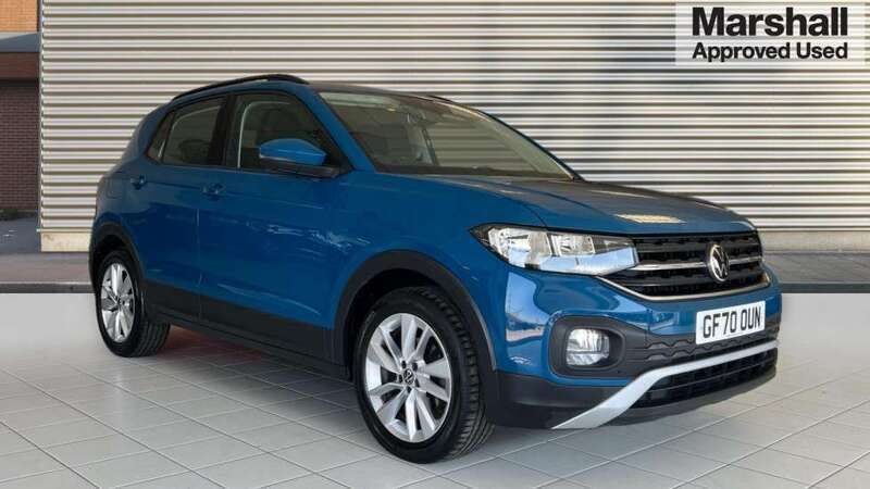Dark petrol Used 2020 VW T-Cross SE SUV | £16,054 (Fair price) - Image 1/4
