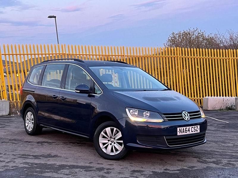 Blue Used 2014 VW Sharan SE MPV | £7,494 (Fair price) - Image 1/4