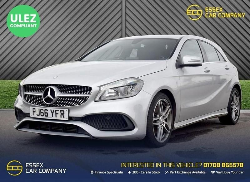 Silver Used 2016 Mercedes A200 AMG line Hatchback | £11,350 (Fair price) - Image 1/4