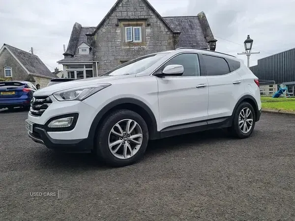 Used Hyundai Santa Fe Premium 197 HP (144 kW) 2013 White SUV