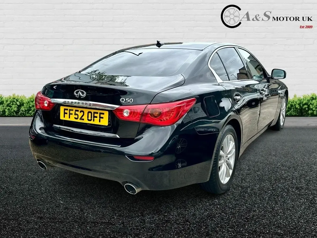 Used Infiniti Q50 170 HP (125 kW) 2016 Black Sedan