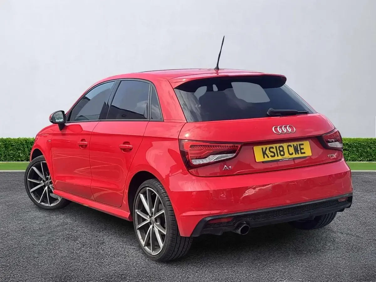 Used Audi A1 Black Edition 95 HP (69 kW) 2018 Red Hatchback