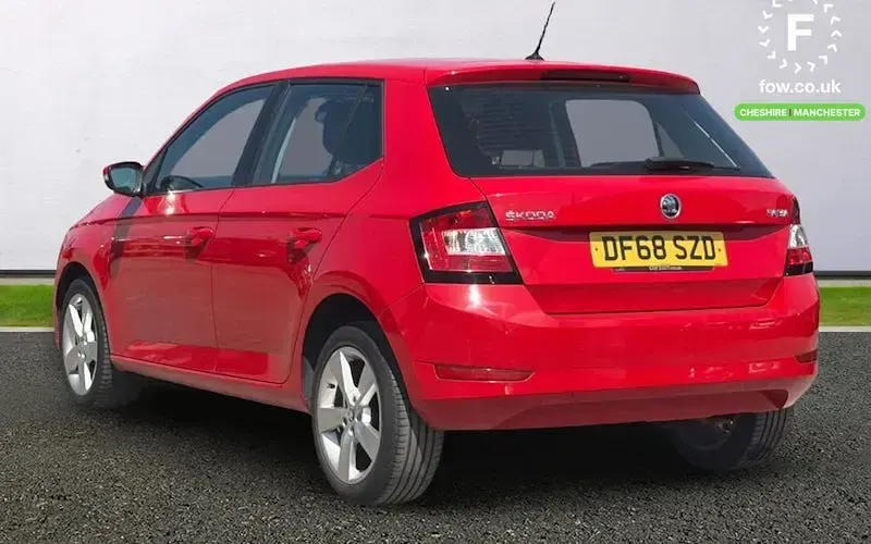 Used Skoda Fabia SE L 110 HP (80 kW) 2019 Red Hatchback