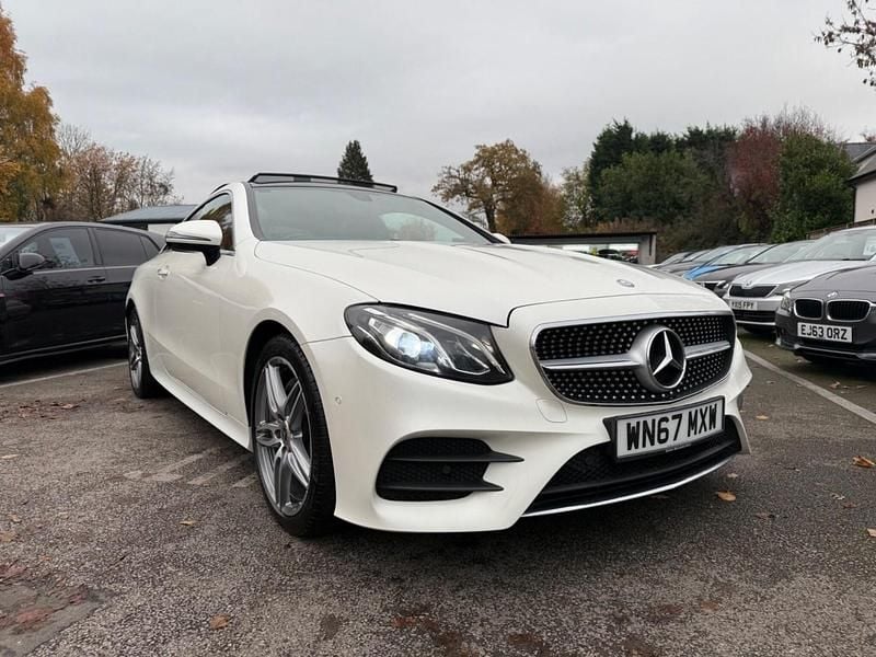 Used Mercedes E220 AMG Line Premium 194 HP (142 kW) 2017 White Coupe