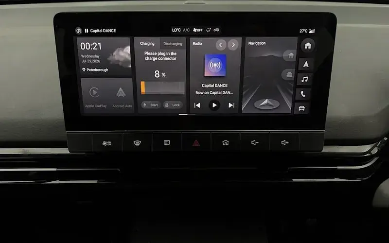 Used MG MG4 EV Trophy 150 kW (204 HP) 2022 Black Hatchback