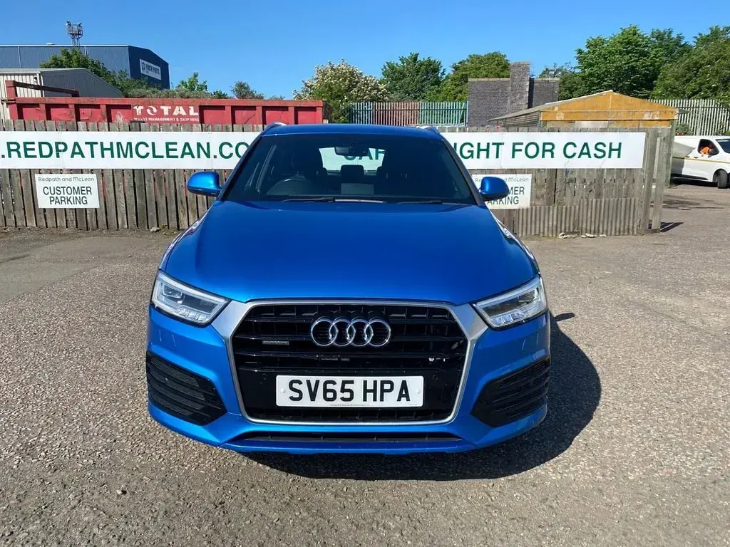 Used Audi Q3 S-Line 184 HP (135 kW) 2015 Blue SUV