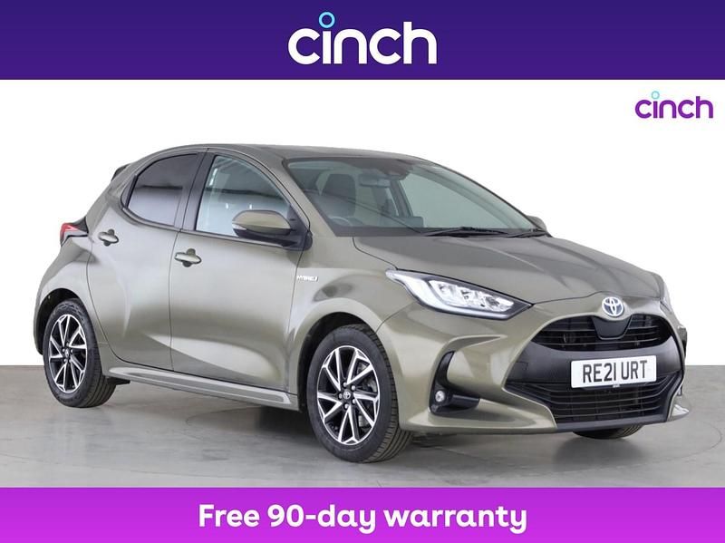Bronze Used 2021 Toyota Yaris Hybrid Design Hatchback | £13,399 (Fair price) - Image 1/3