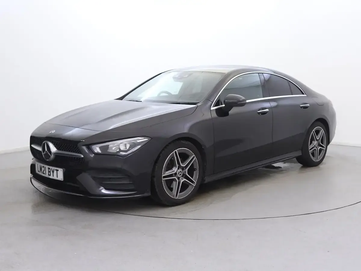 Used Mercedes CLA180 AMG Line Premium 136 HP (100 kW) 2021 Black Sedan