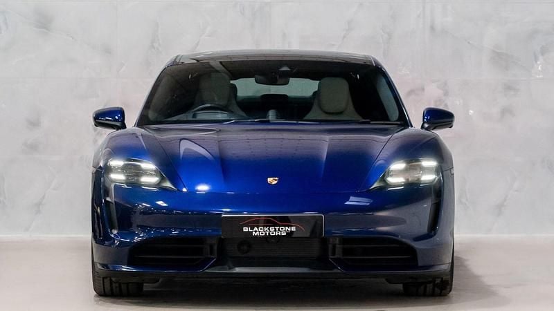 Used Porsche Taycan 500 kW (680 HP) 2021 Blue Sedan