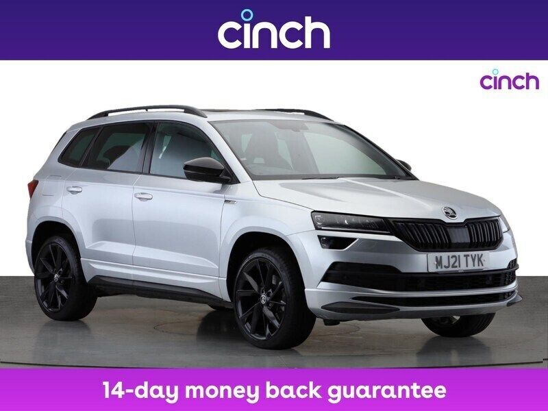 Silver Used 2021 Skoda Karoq SportLine SUV | £23,249 (Fair price) - Image 1/3