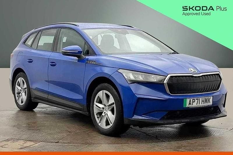 Used Skoda Enyaq iV ecoSuite 131 kW (179 HP) 2022 Energy blue SUV