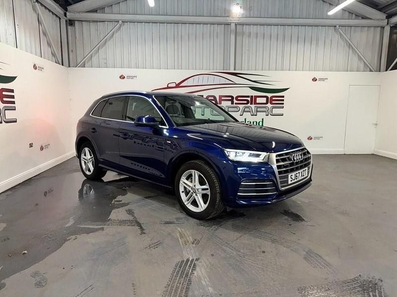 Blue Used 2017 Audi Q5 S-Line SUV | £18,699 (Fair price) - Image 1/4