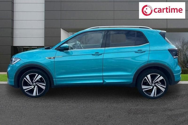 Usado VW T-Cross R-line 150 HP (110 kW) 2020 Azul SUV