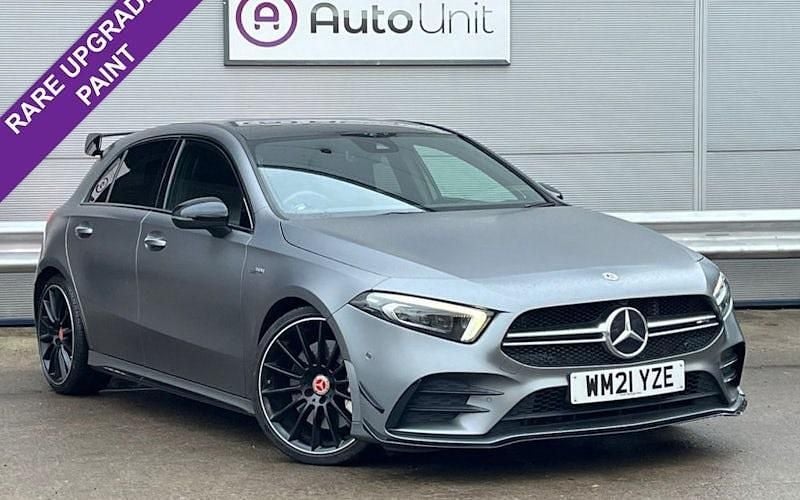 Grey Used 2021 Mercedes A35 AMG Premium Plus Hatchback | £28,990 (Fair price) - Image 1/4