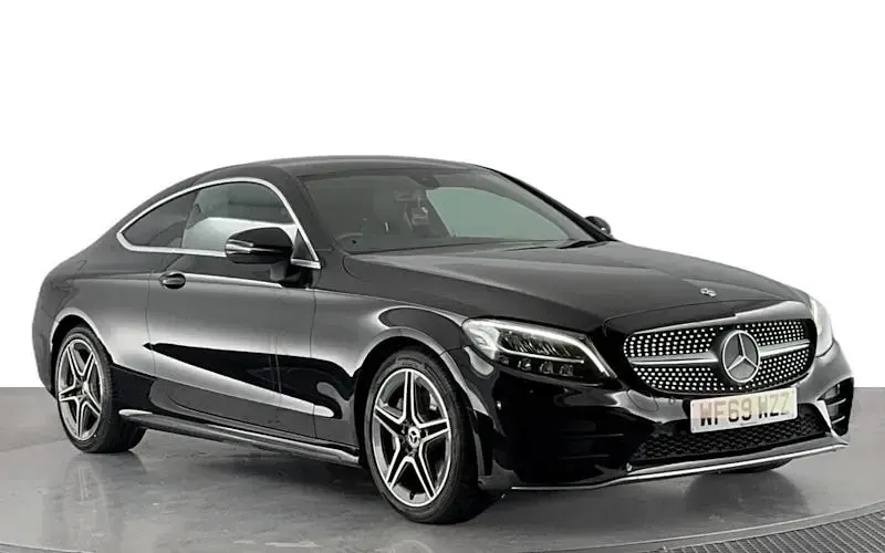Used Mercedes C300 AMG line 245 HP (180 kW) 2020 Black Coupe