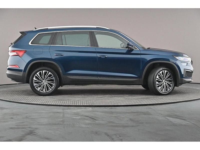 Used Skoda Kodiaq SE L Executive 110 HP (80 kW) 2023 Petrol blue metallic SUV