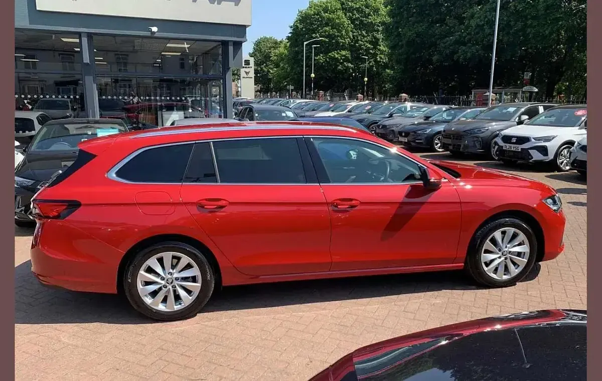 Used Skoda Superb SE Technology 150 HP (110 kW) 2026 Red Estate