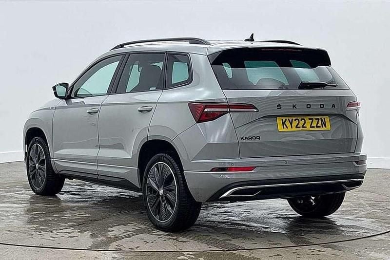 Used Skoda Karoq SportLine 150 HP (110 kW) 2022 Meteor grey SUV