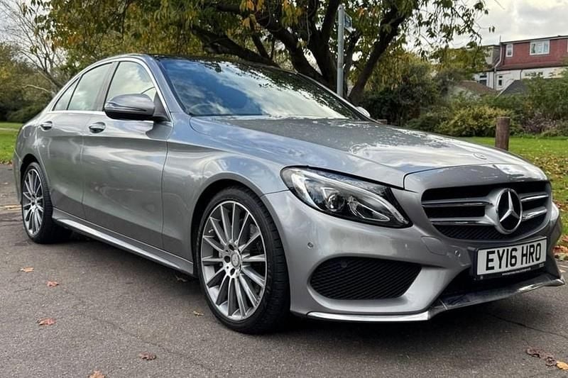 Silver Used 2016 Mercedes C200 AMG Line Premium Sedan | £14,995 (Fair price) - Image 1/1