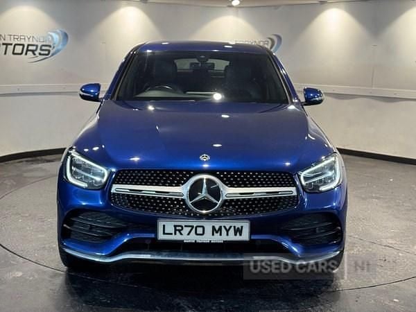 Used Mercedes GLC220 AMG line 2020 Blue Coupe