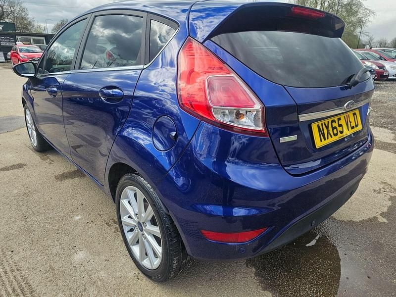 Used Ford Fiesta Titanium 2015 Blue Hatchback